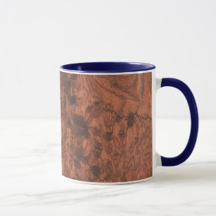 Burl Mahogany Wood Texture Mug