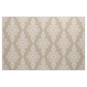 Burlap and Lace Romantic Shabby Chic Fabric 1