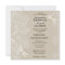 Burlap and Lace Rustic Wedding Invitation