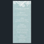 Burlap and Lace Wedding Menu Cards<br><div class="desc">Romantic and chic design menu cards.</div>