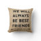 Burlap Best Friends Forever Funny