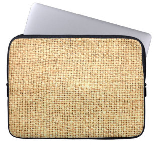 Burlap Coffee Sack Laptop Sleeve