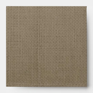burlap envelopes for square invitations