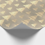 Burlap Grey Cottage Gold Grunge Christmas Tree Wrapping Paper<br><div class="desc">Wrap Up the Rustic Charm: A Christmas Tree Tale on Burlap! 🎄 Dive into the festive season with a twist of rustic charm with the "Burlap Grey Cottage Gold Grunge Christmas Tree Wrapping Paper" by FlorenceK. This isn’t just wrapping paper; it's a nostalgic journey to a cozy cottage Christmas adorned...</div>