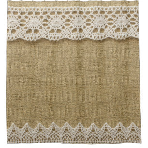 Burlap, lace fabric texture.