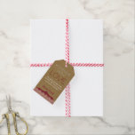 Burlap & Lace Homemade Gift Tag<br><div class="desc">Send your love in the form of a handmade gift or something from the kitchen and wrap it up with these Crafty Gift Tags. Each line of text is fully customizable. Add special instructions or a recipe on the back if desired.</div>