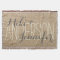 Burlap Personalized Wedding Bride & Groom's Names