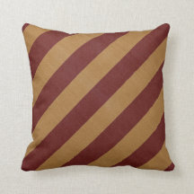Burlap Red & Tan Stripes