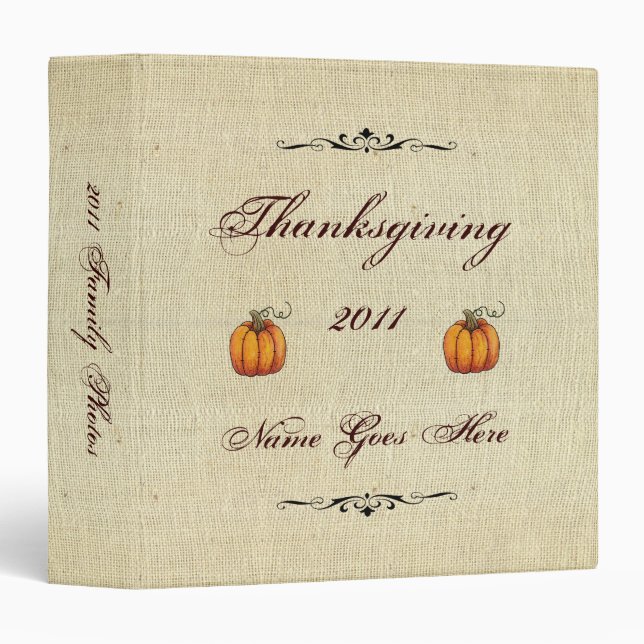 Burlap Texture Binder (Front/Spine)
