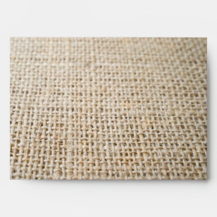 Burlap texture envelopes