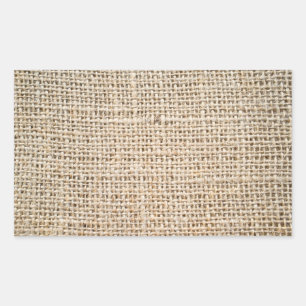 Burlap texture sticker