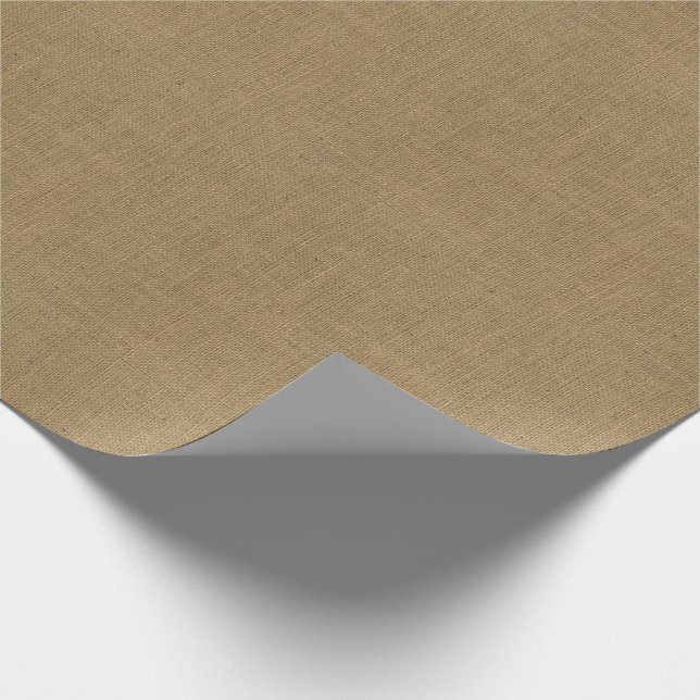 Burlap Texture Wrapping Paper (Corner)