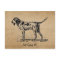 Burlap Vintage Hello Bird Dog Hunting