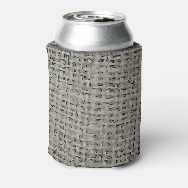 Burlap Weave Can Cooler (Can Back)