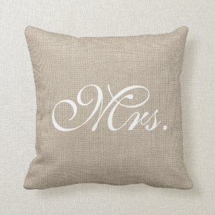 Burlap & White Mme Coussin