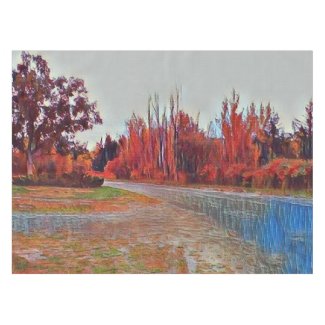 Burleigh Falls Paint 132cm x 177cm Tablecloth