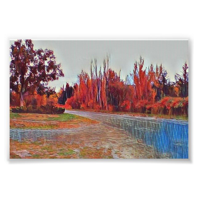 Burleigh Falls Paint 15cm x 10cm Photo Poster (Front)