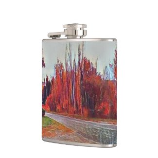 Burleigh Falls Paint 177ml Vinyl Wrapped Flask