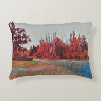 Burleigh Falls Paint Accent Pillow