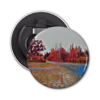 Burleigh Falls Paint Button Bottle Opener