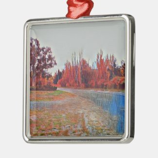 Burleigh Falls Paint Ceramic Ornament