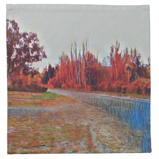 Burleigh Falls Paint Cloth Napkin