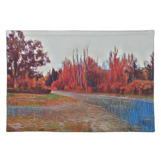 Burleigh Falls Paint Cloth Placemat