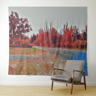 Burleigh Falls Paint Extra Large Tapestry