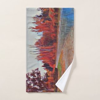 Burleigh Falls Paint Hand Towel