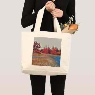 Burleigh Falls Paint Jumbo Tote Bag