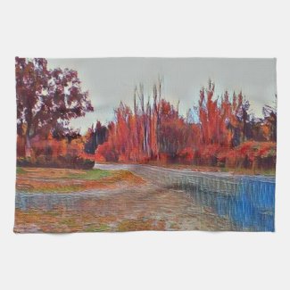 Burleigh Falls Paint Kitchen Towels