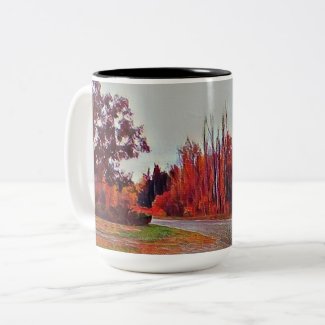 Burleigh Falls Paint Large Two-Tone Mug