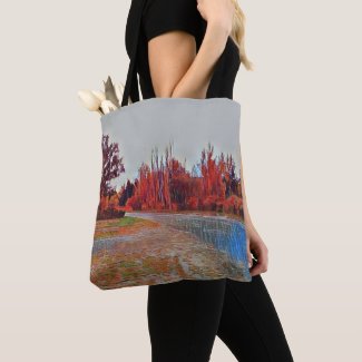 Burleigh Falls Paint Medium Shoulder Tote