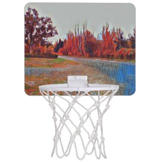 Burleigh Falls Paint Mini Basketball Hoop