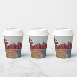 Burleigh Falls Paint Paper cup