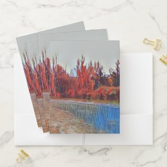 Burleigh Falls Paint Pocket Folder