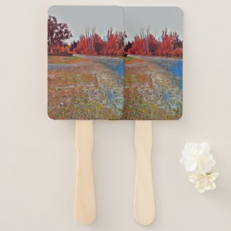 Burleigh Falls Paint Set of Hand Fans