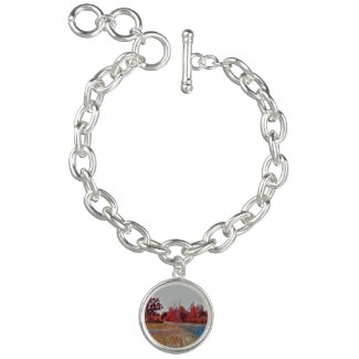 Burleigh Falls Paint Silver Plated Charm Bracelet