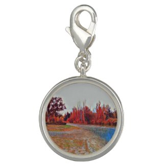 Burleigh Falls Paint Silver Plated Charm Bracelet