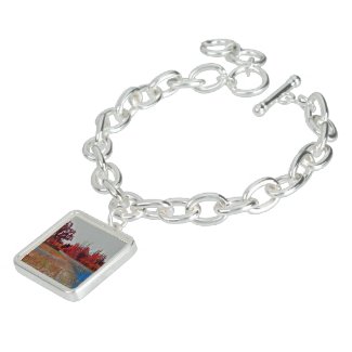 Burleigh Falls Paint Silver Plated Charm Bracelet