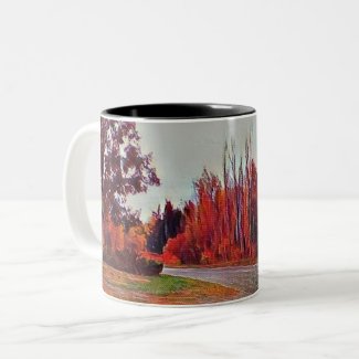 Burleigh Falls Paint Small Two-Tone Mug