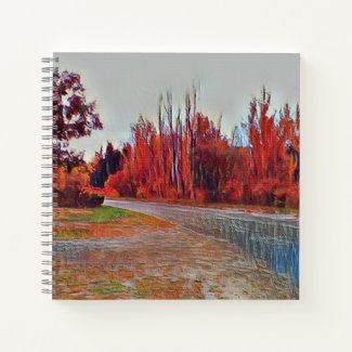 Burleigh Falls Paint Spiral Notebook