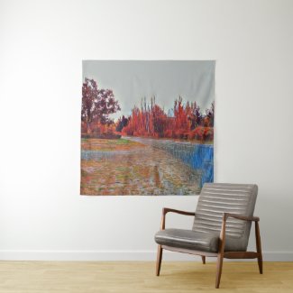 Burleigh Falls Paint Square Tapestry