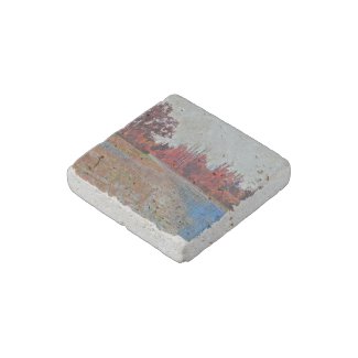 Burleigh Falls Paint Travertine Stone Magnet