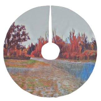 Burleigh Falls Paint Tree Skirt