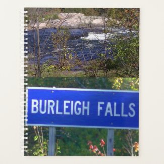 Burleigh Falls sign Planner