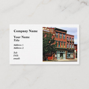 Burlington NJ - Street in Historic District Business Card