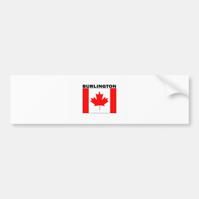 Burlington, Ontario Bumper Sticker (Front)