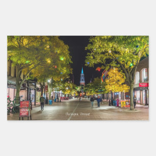 Burlington, Vermont cityscape photograph,  Sticker