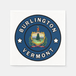 Burlington Vermont Napkin